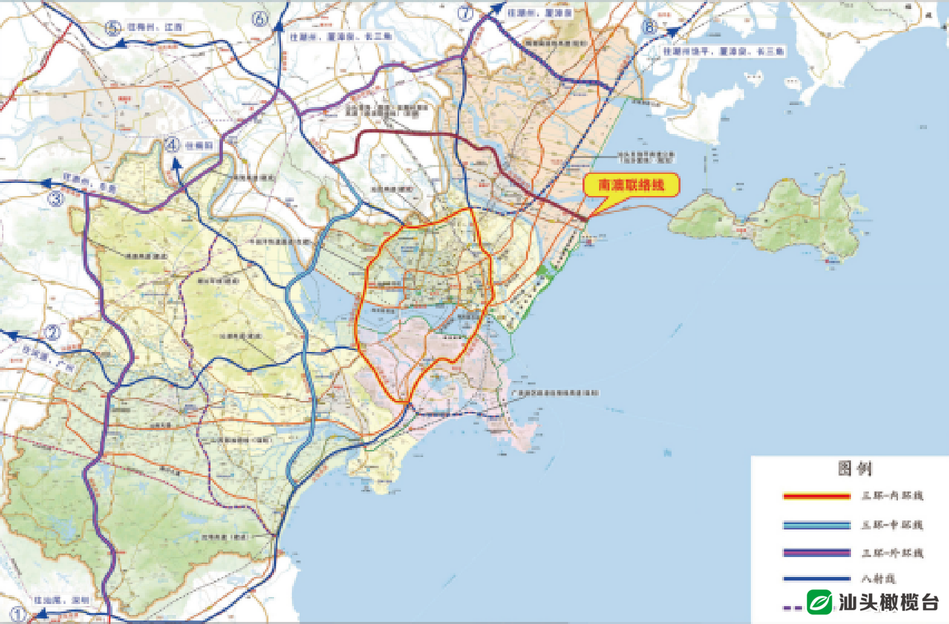 南澳联络线开工 打通南澳大桥对接高速公路快速通道 缓解澄海东西走向