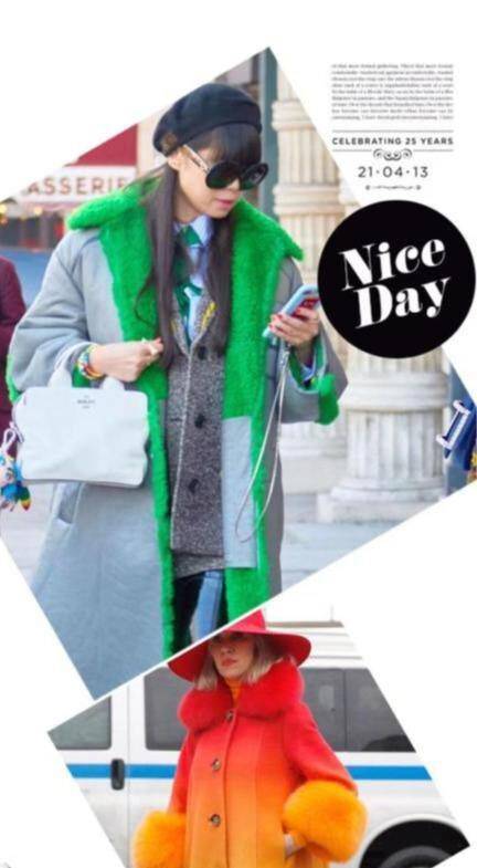 漂亮 今年漂亮女人选“彩色款”,时髦又多彩很亮丽