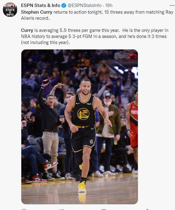 庫里|787場2964記三分歷史最快！僅差10球歷史第一，庫里用3分書寫傳奇