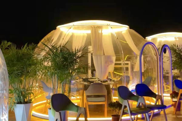 星空梦餐厅泡泡屋为消费者打造沉浸式体验感
