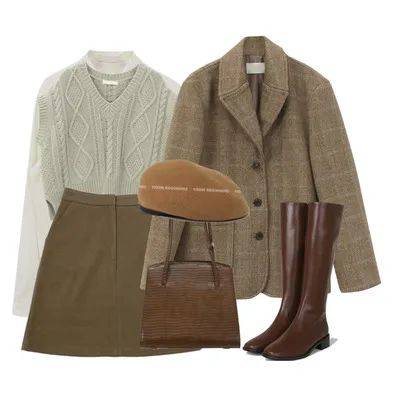 套路 入冬简约舒适穿搭，高级又温柔！