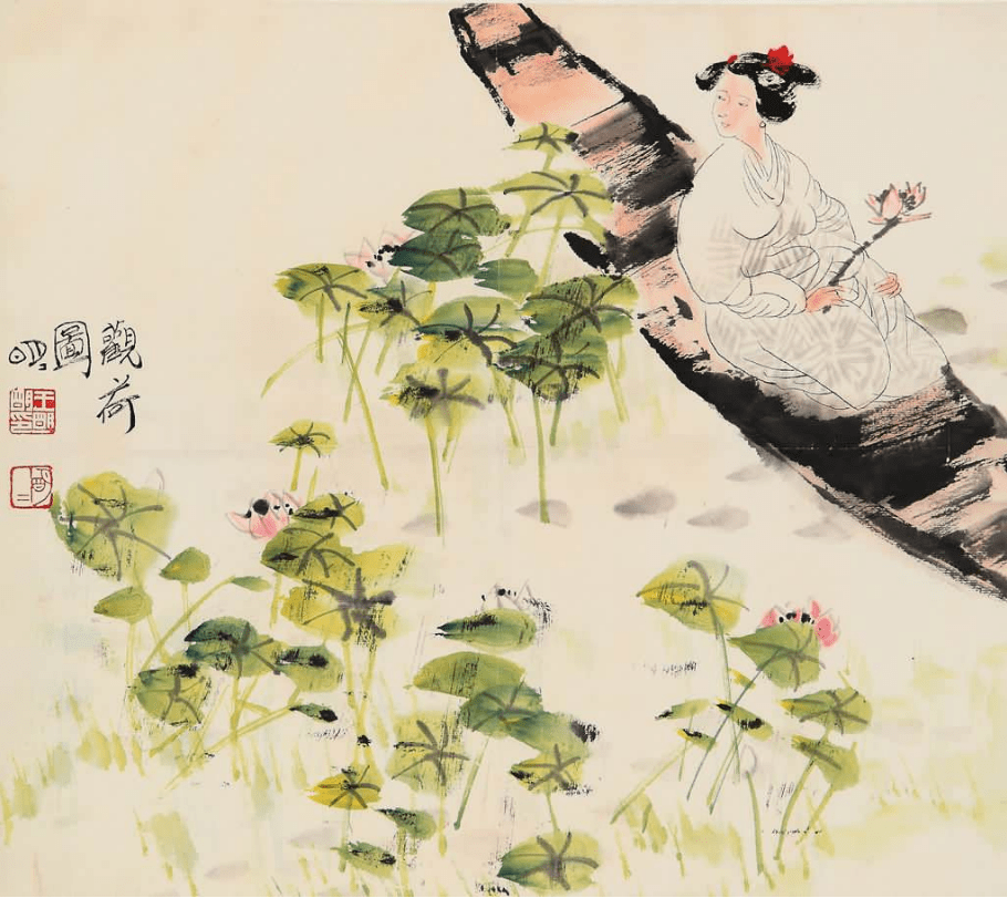 王明明:作品形神兼备,画风典雅宁静_花鸟画_笔墨_艺术