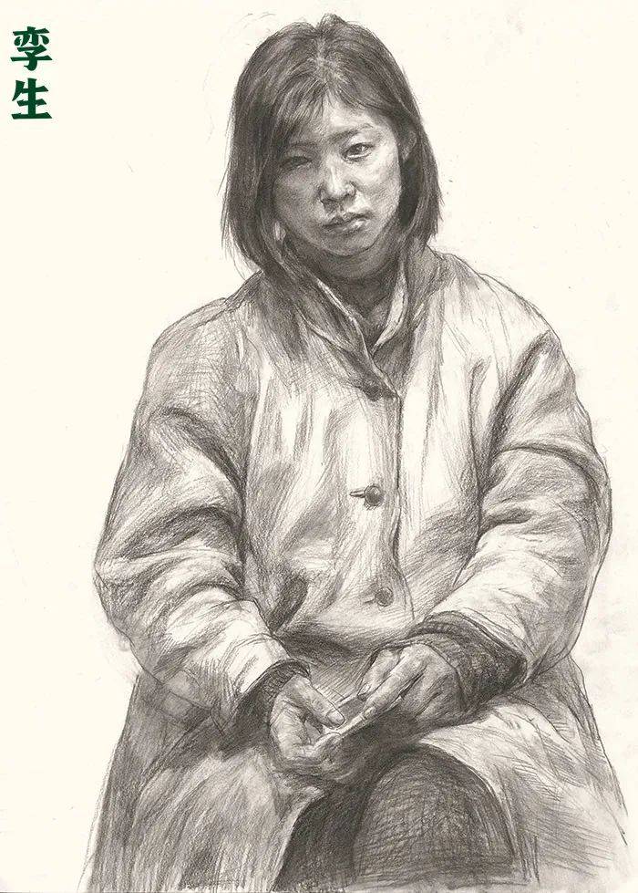 造型的高度丨孪生学子17张素描半身入选国美高分卷67