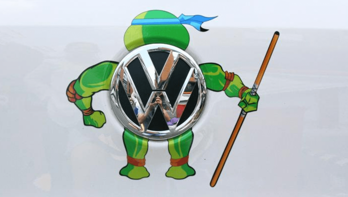 最搞笑的车标改装，大众变神龟，捷豹戴三级头，讴歌让人捧腹_搜狐网