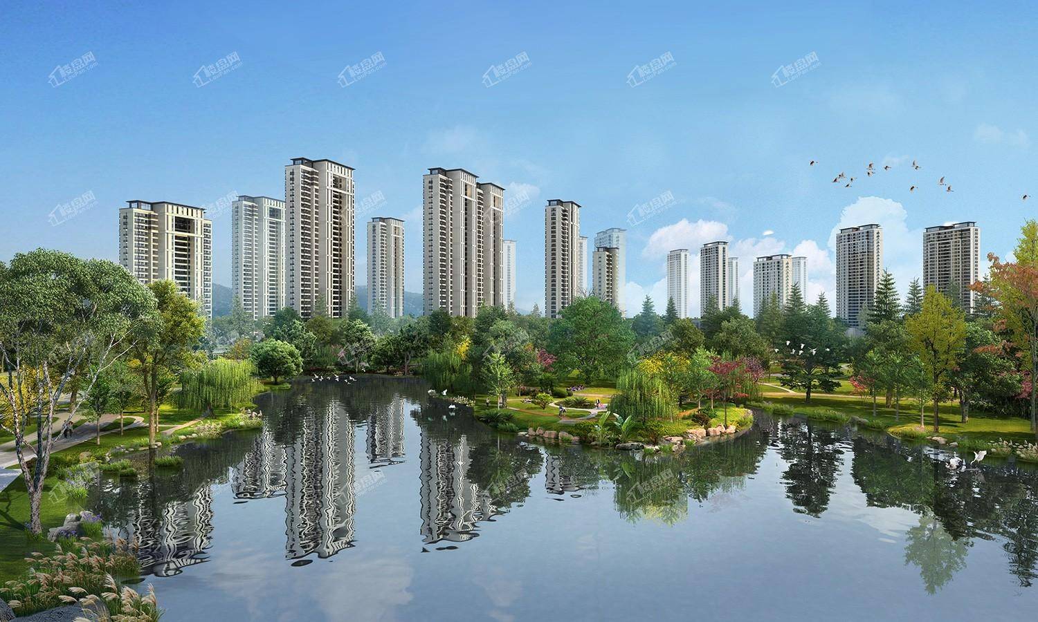 北部新城10个楼盘实景道路建设颠覆你的想象