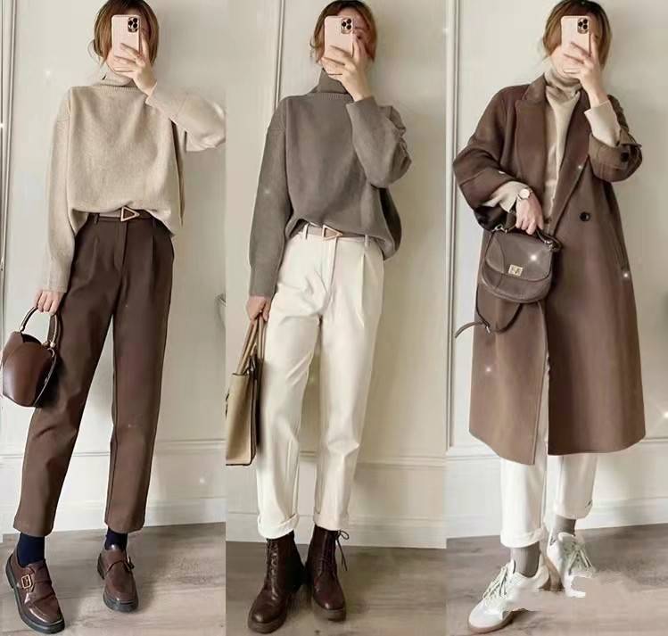 冬季"黑白灰"不香了,今年流行"摩卡色",优雅实用又很有质感_着装_颜色