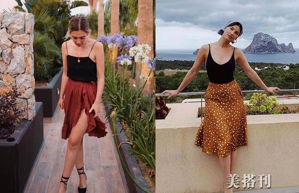 色调 极具魅力的吊带衫和吊带裙，性感女人味中带着清新少女的味道