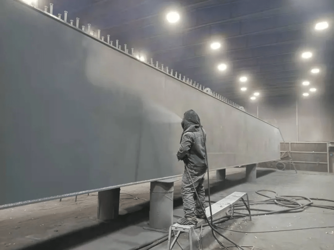 高速钢箱梁防腐冷喷锌应用无锡高浪路改造春节前贯通