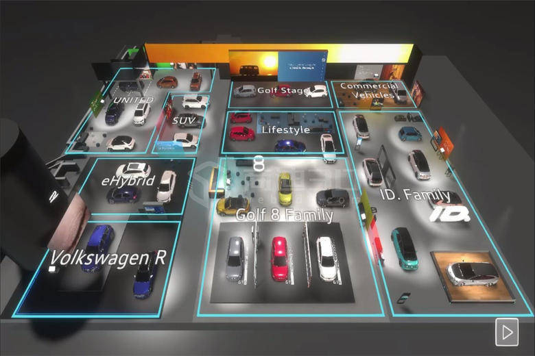 vr车展线上3d汽车展示实现全景逛展会