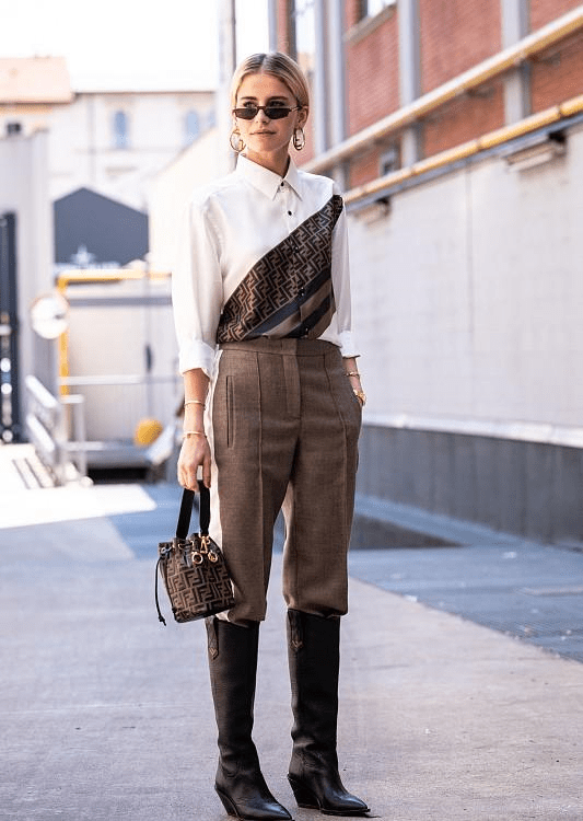 黑色 还在“光腿”穿靴子？长靴+裤子才是主流穿法，时髦高级显气质