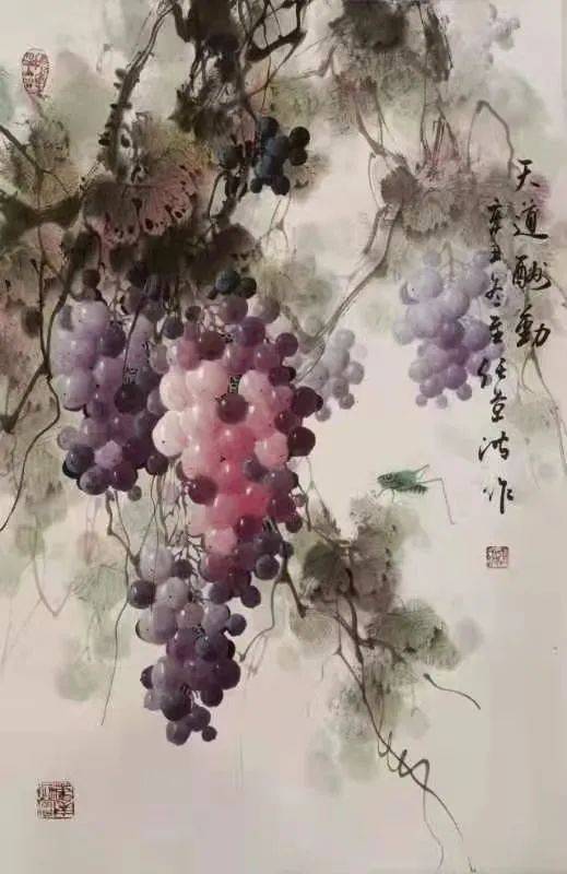 山东|妙笔丹青绘葡萄—“葡萄王子”张景波书画精品展，邀您共赏