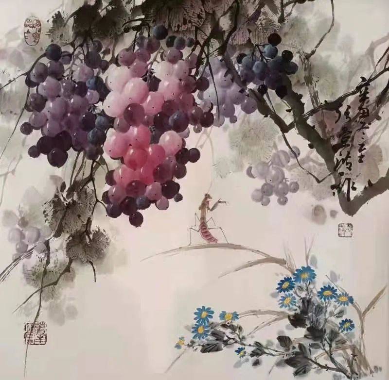 山东|妙笔丹青绘葡萄—“葡萄王子”张景波书画精品展，邀您共赏