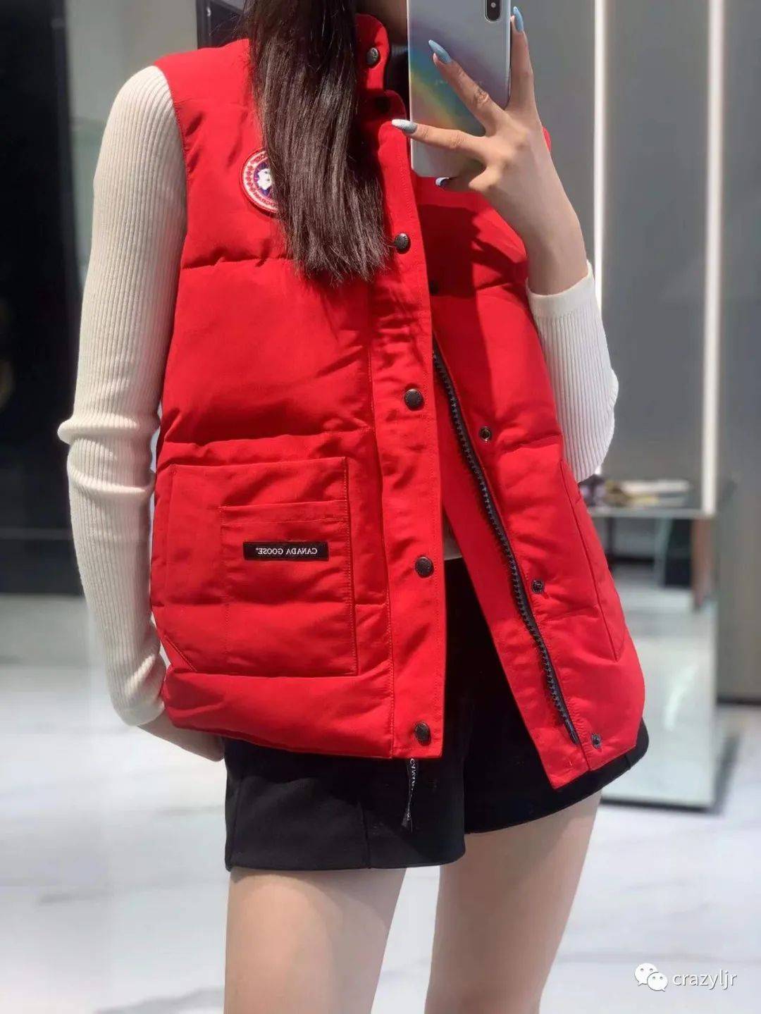 迷彩 CANADA GOOSE/加拿大鹅 羽绒马甲 4154M大鹅羽绒服