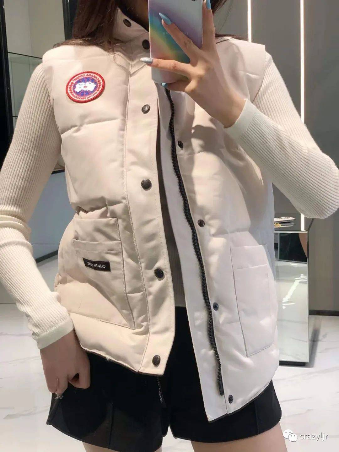 迷彩 CANADA GOOSE/加拿大鹅 羽绒马甲 4154M大鹅羽绒服