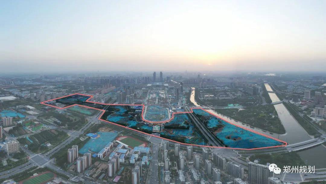 高铁东广场,将莲湖调整为公园绿地!_郑州东站_位置_黄河水
