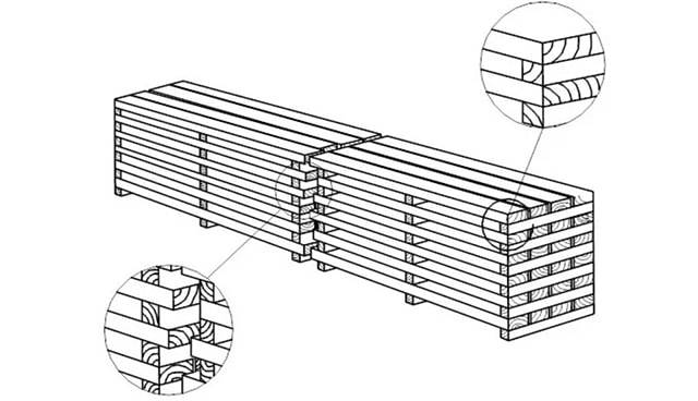 欧洲落叶松该木材是建筑,家具常用木材,它是早晚材急变树种之一,易