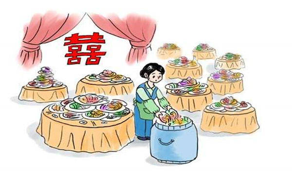 结婚办酒席是再正常不过的事了,新人会邀请亲戚朋友来吃吃喝喝,而受邀