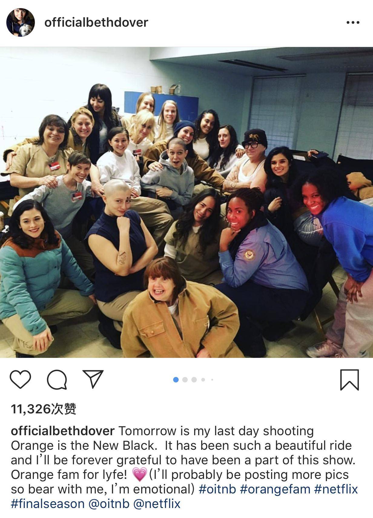 Netflix|Netflix人气美剧《女子监狱》季终杀青 主创卡司与剧集告别