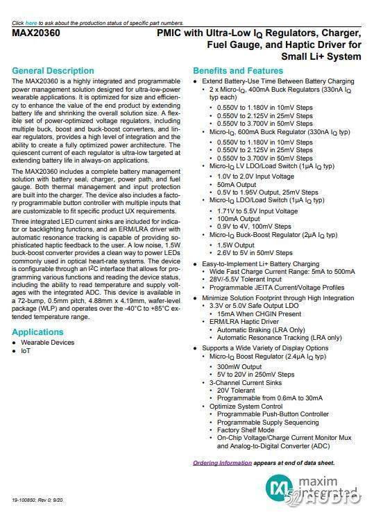 采用美信光学传感器，豪鹏科技电池，GARMIN佳明VENU2手表拆解报告