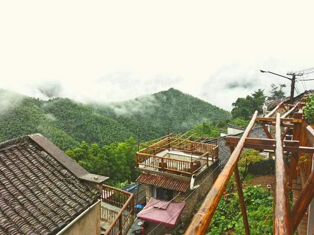黄山木梨硔万里山巅之上的宝藏民宿高山村落中的佼佼者