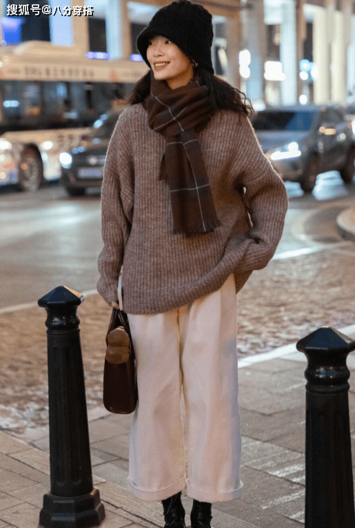 黑色 不露脚踝的冬季穿搭来喽,这些搭配简约日常又保暖,美得毫不费力