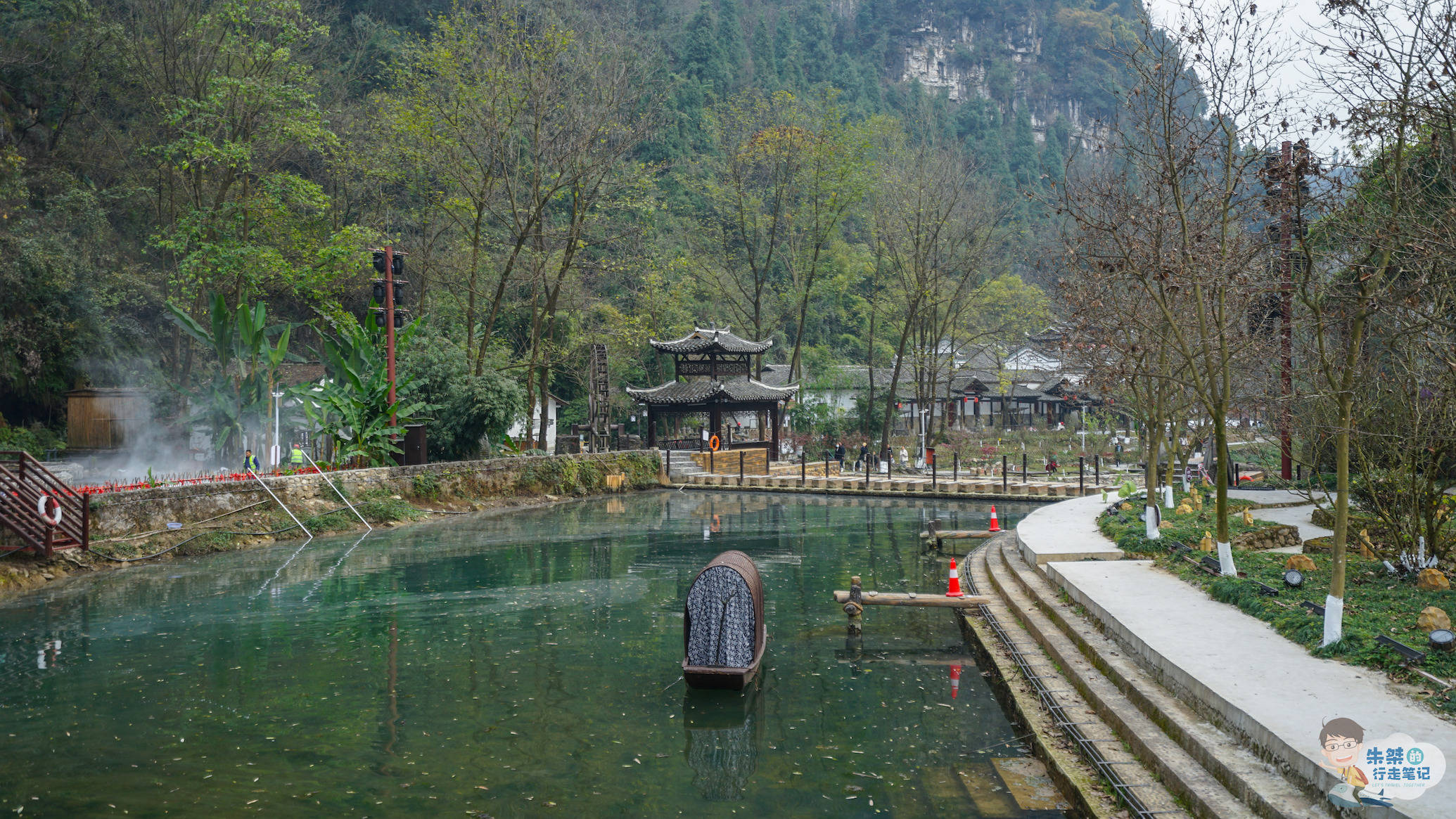 风景区|湖北三峡地区唯一的民俗区 有中国首家水车博物馆 是新三峡十景之一