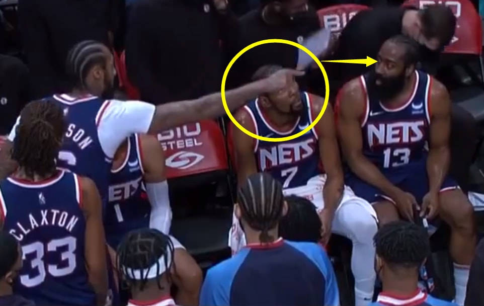 哈登被指着鼻子骂,kd面无表情,纳什十分想念欧文_比赛_杜兰特_灰熊