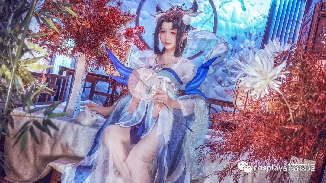 cos王者荣耀嫦娥后羿如梦令cos正片琴羽奔向命定之人