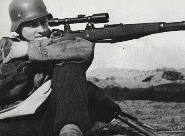 除了天赋,还很狡诈_狙击手_狙击枪_德军