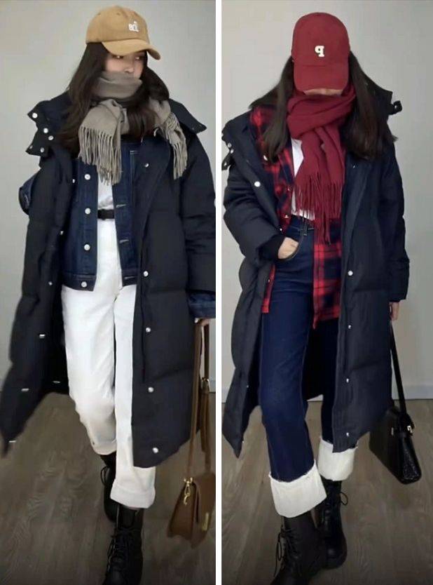 对比 为什么你穿“黑羽绒服”显老气？3个技巧，10套搭配，轻松变时髦