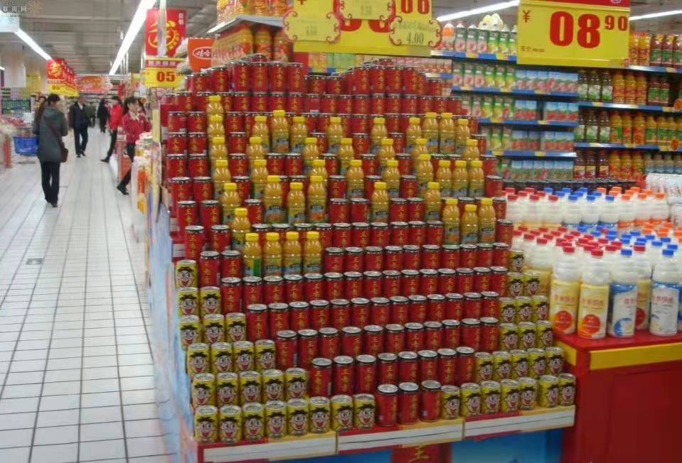 原创超市阿姨为了把商品陈列出艺术感真的是操碎了心