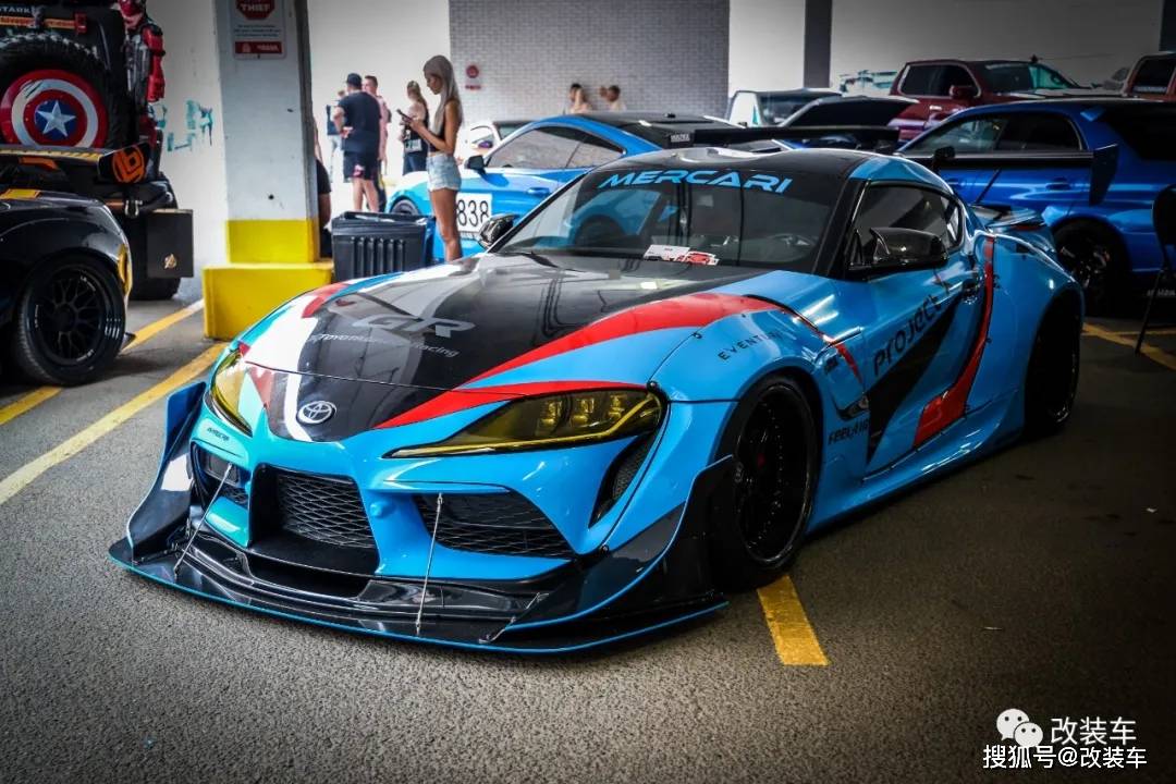 全套quot火箭兔quot和气动加持的丰田supra这才是它该有的样子