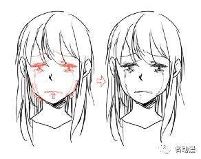 眼泪教你绘画人物哭泣的表情