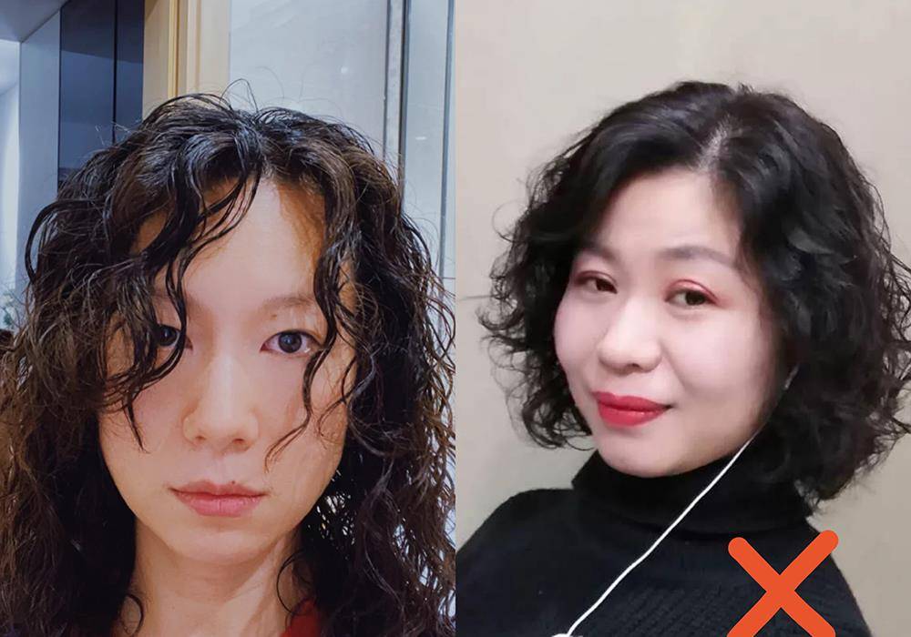 卷发40岁女人怎么烫发不老气？这2个烫发误区，要及时避开