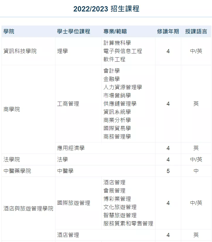 澳门高校内地招生_澳门地区大学内地招生_澳门大学内地招生网