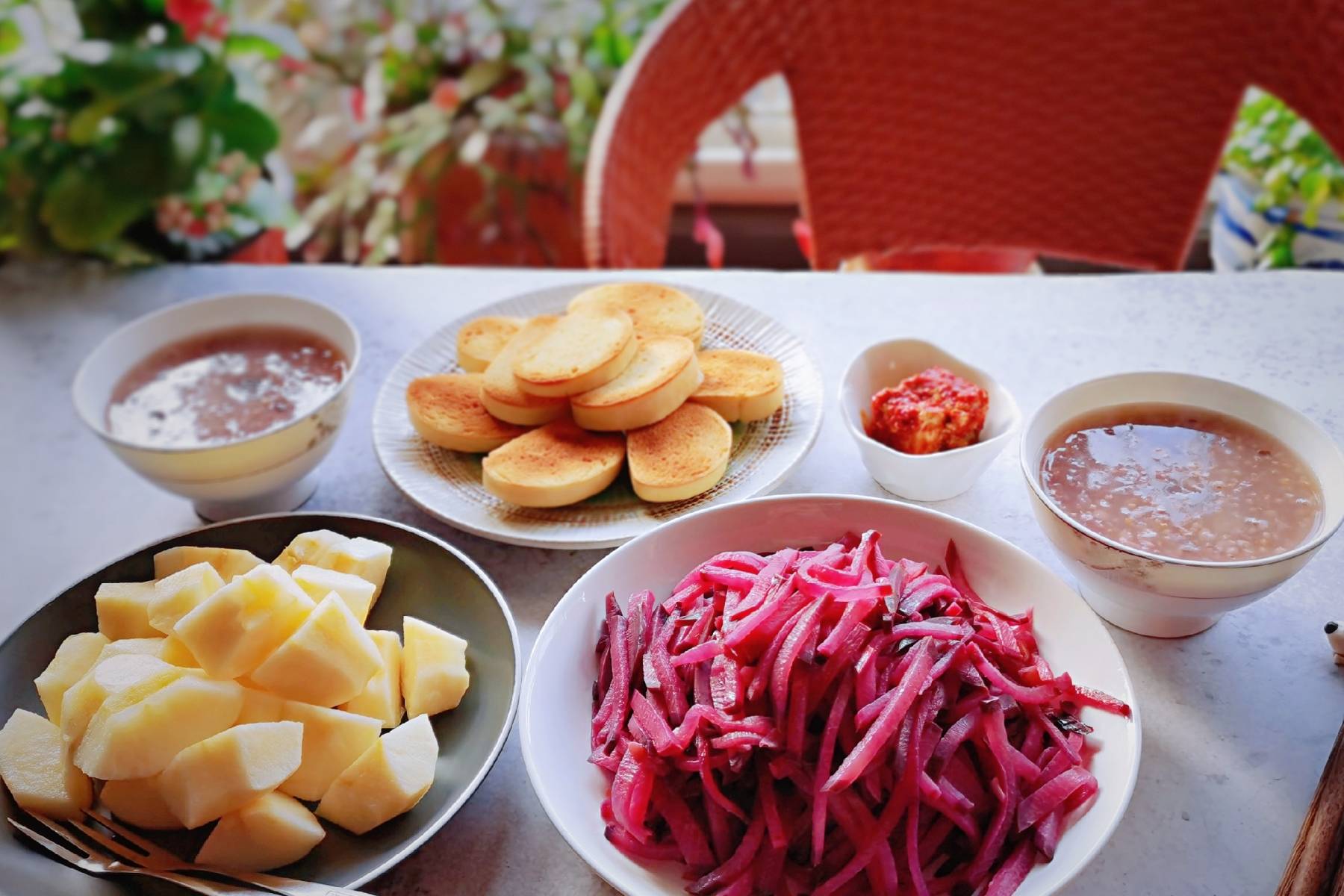 粗细|老两口的一周早餐不重样,粗细搭配做法简单健康,吃得舒服又实惠