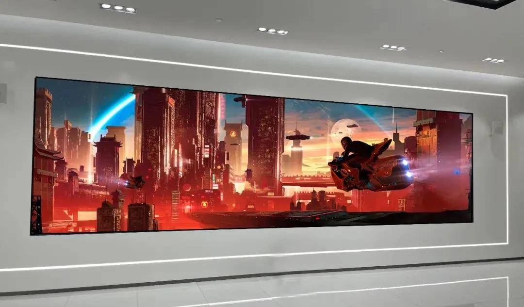 联诚发5g 8k大屏点亮智慧展厅及银行业_显示屏_产品_间距