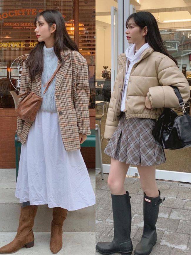 颜色 跟着韩国素人选冬季大衣，韩风实用又时尚，