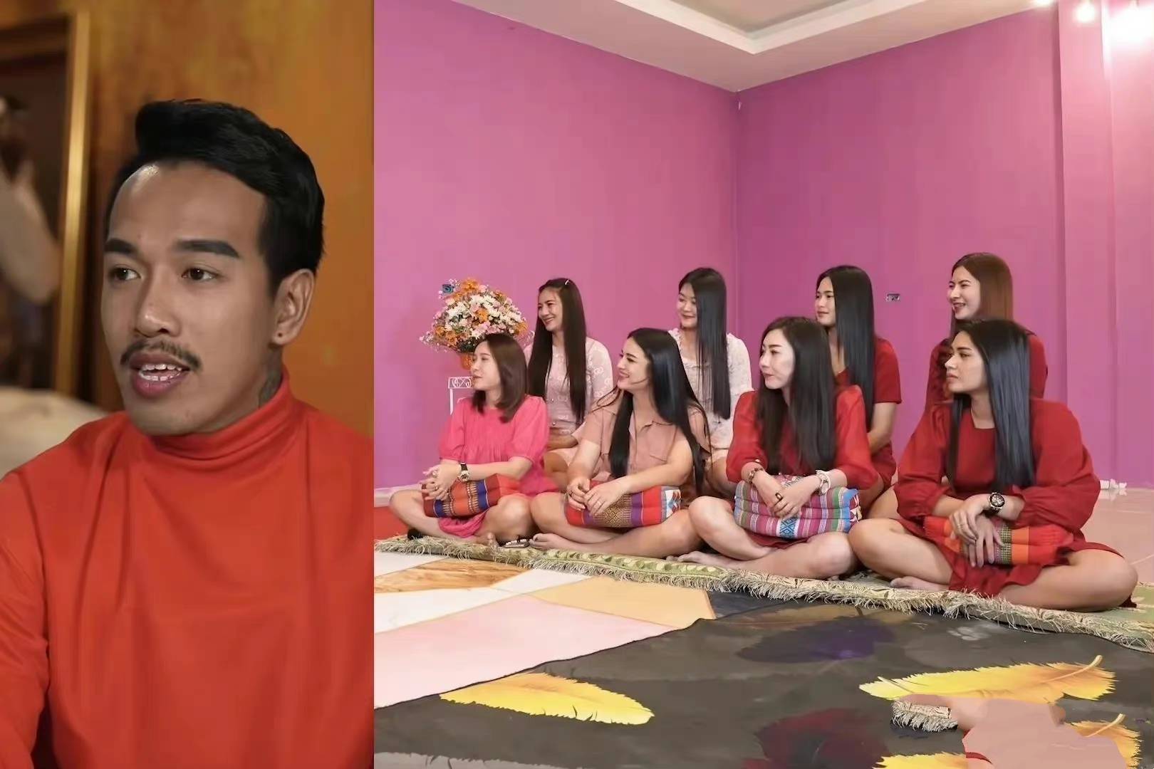 原创泰国男子有8个美女老婆堪称升级版现实韦小宝每个妻子还都自食其