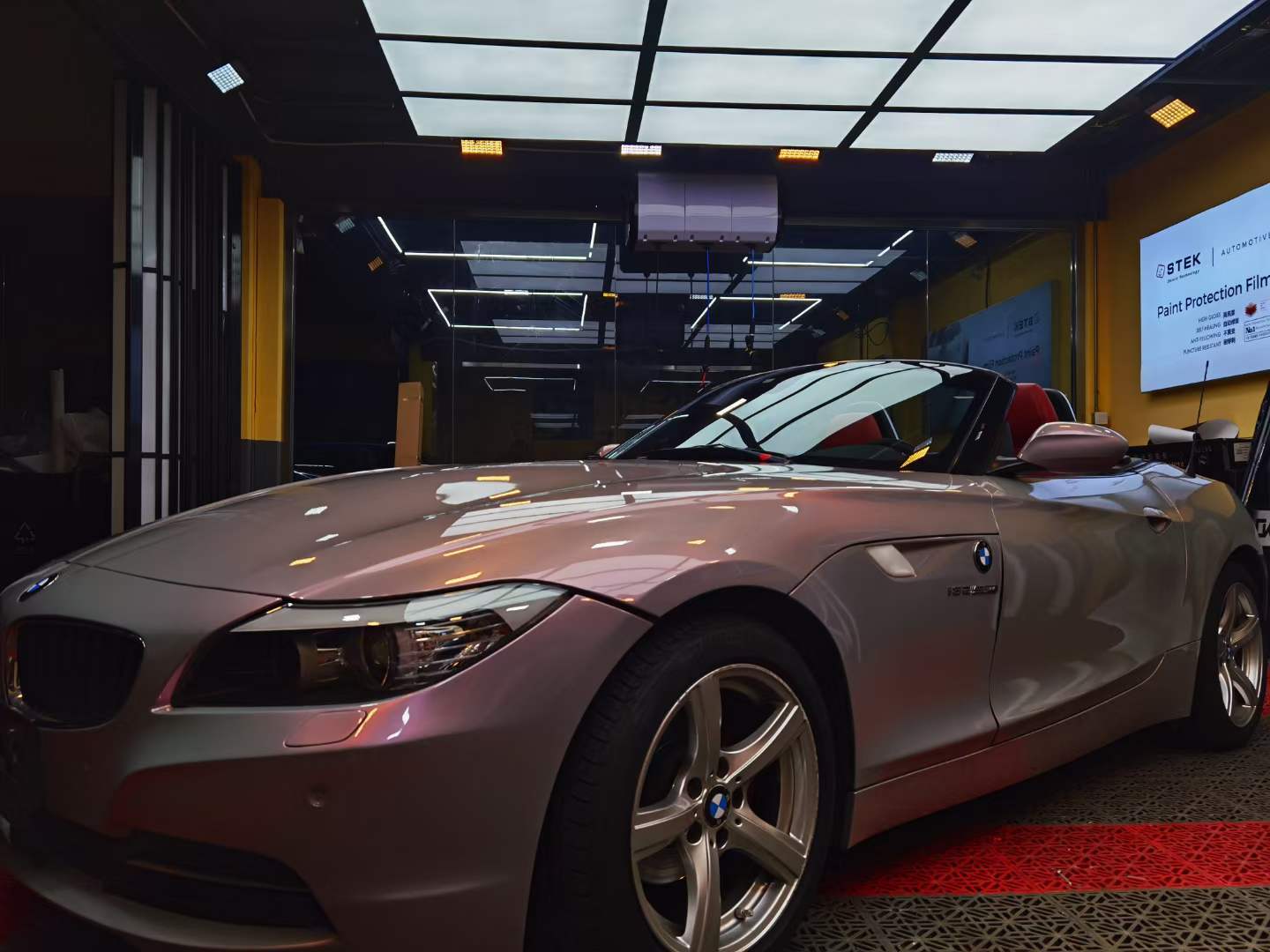 宝马z4全车贴膜skto改色膜梦幻火山灰_搜狐汽车_搜狐网