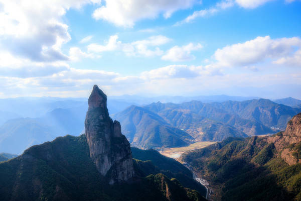 造型|梦游天姥吟留别，神仙居登高祈福，赏世界最高天然观音像