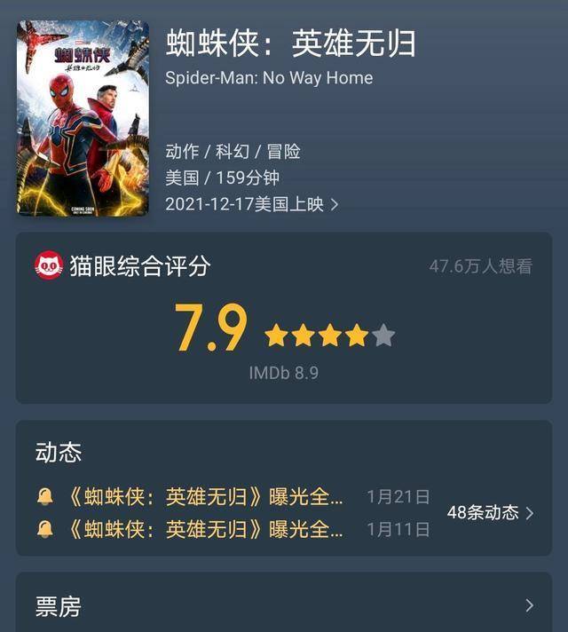 全球|如果《蜘蛛侠：英雄无归》在中国内地上映，它的票房将破20亿美元