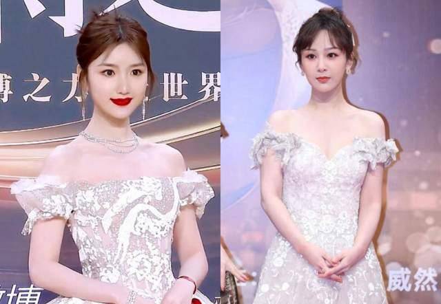 身材 明星撞衫修罗场：杨幂唐嫣连环撞，杨颖远看像礼仪小姐