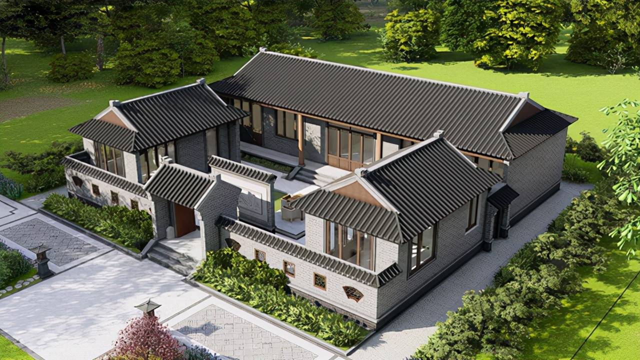 真中式还得看四合院这几套合院设计真是盖了帽了