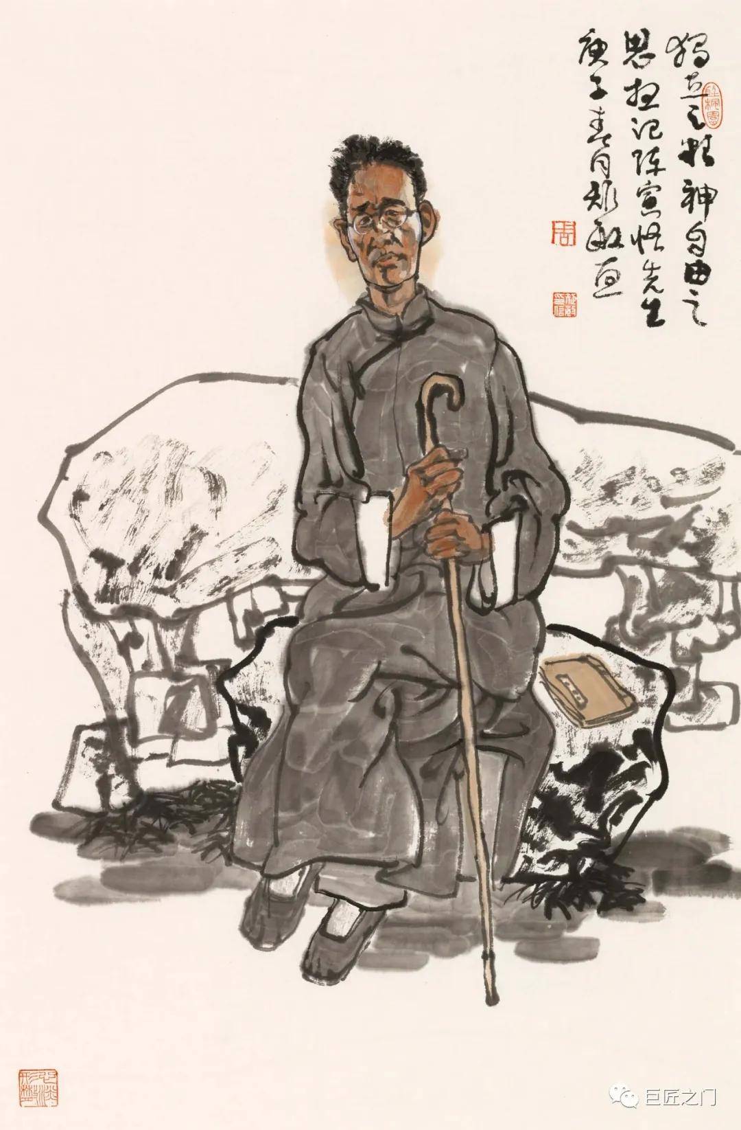 《巨匠之门》--前沿名家--周矩敏_cm_纸本_先生