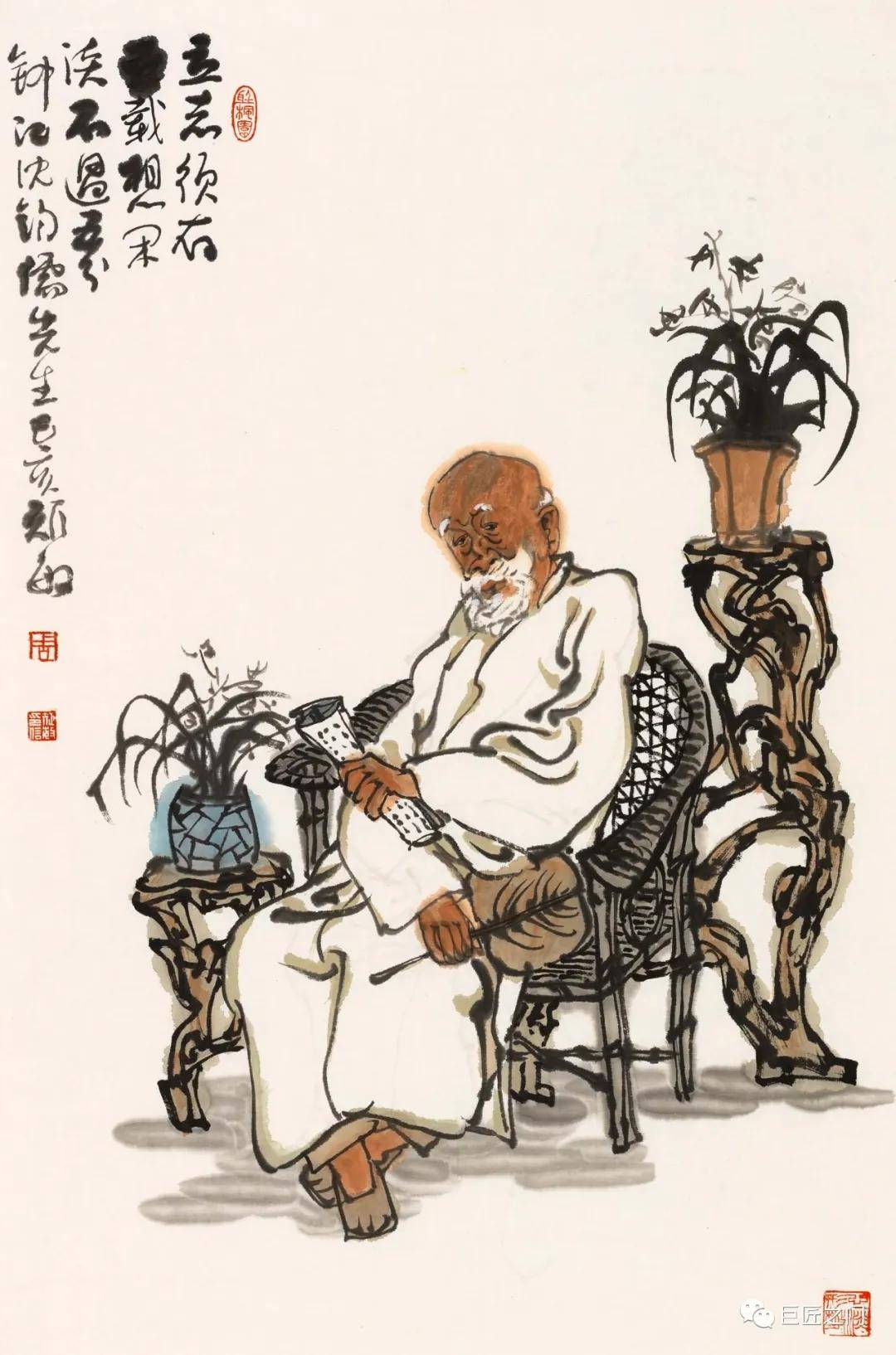 《巨匠之门》--前沿名家--周矩敏_cm_纸本_先生