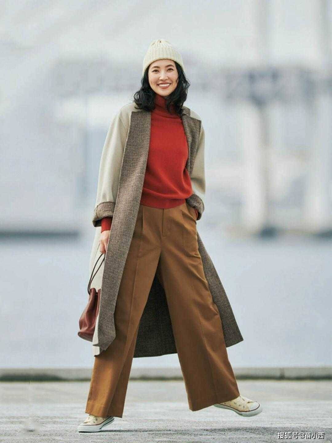 显得 开春的“阿姨辈”优雅风搭配示范，50岁也能轻松hold住，太高级了