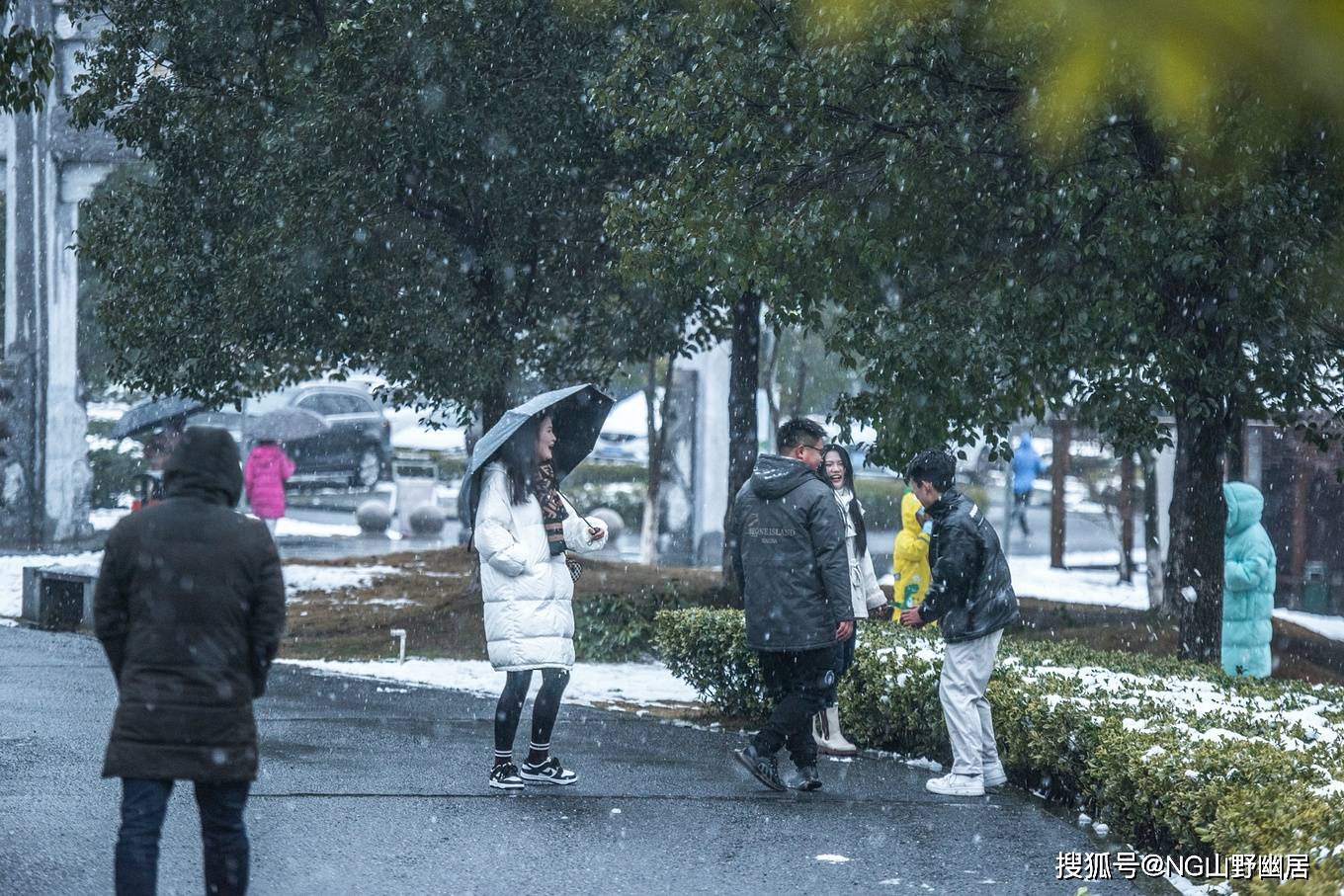 雪景|皖南宁国遇大雪：很有雪国风光的意境，美得让人大呼小叫！