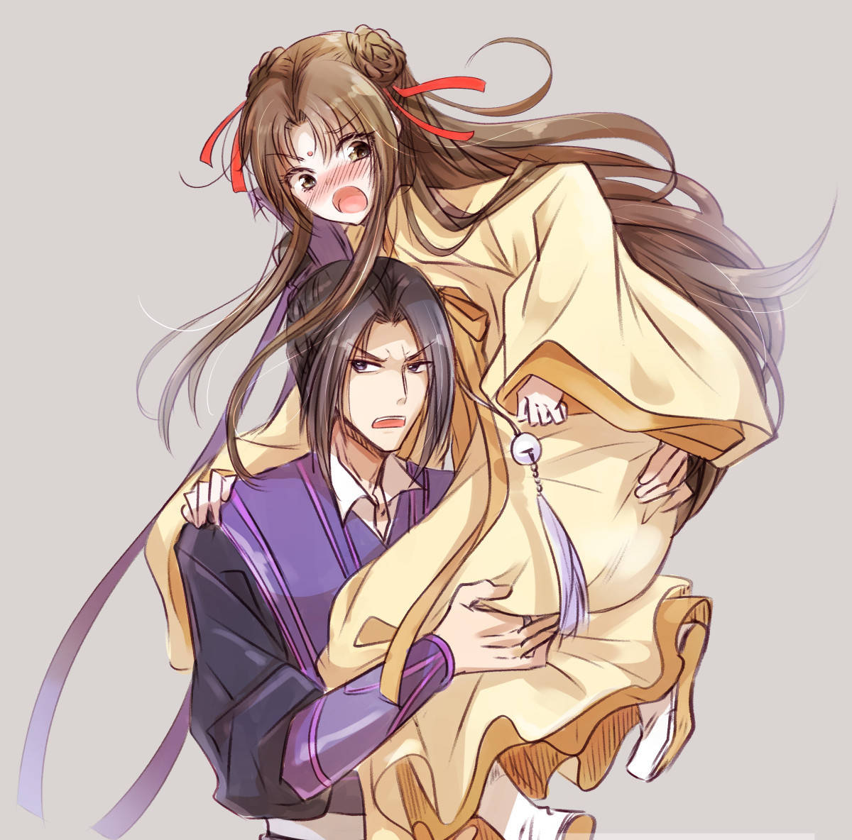 魔道祖师:金凌梗着脖子,一副欠打的样子,江澄很无奈_蓝曦臣_紫电_蓝思