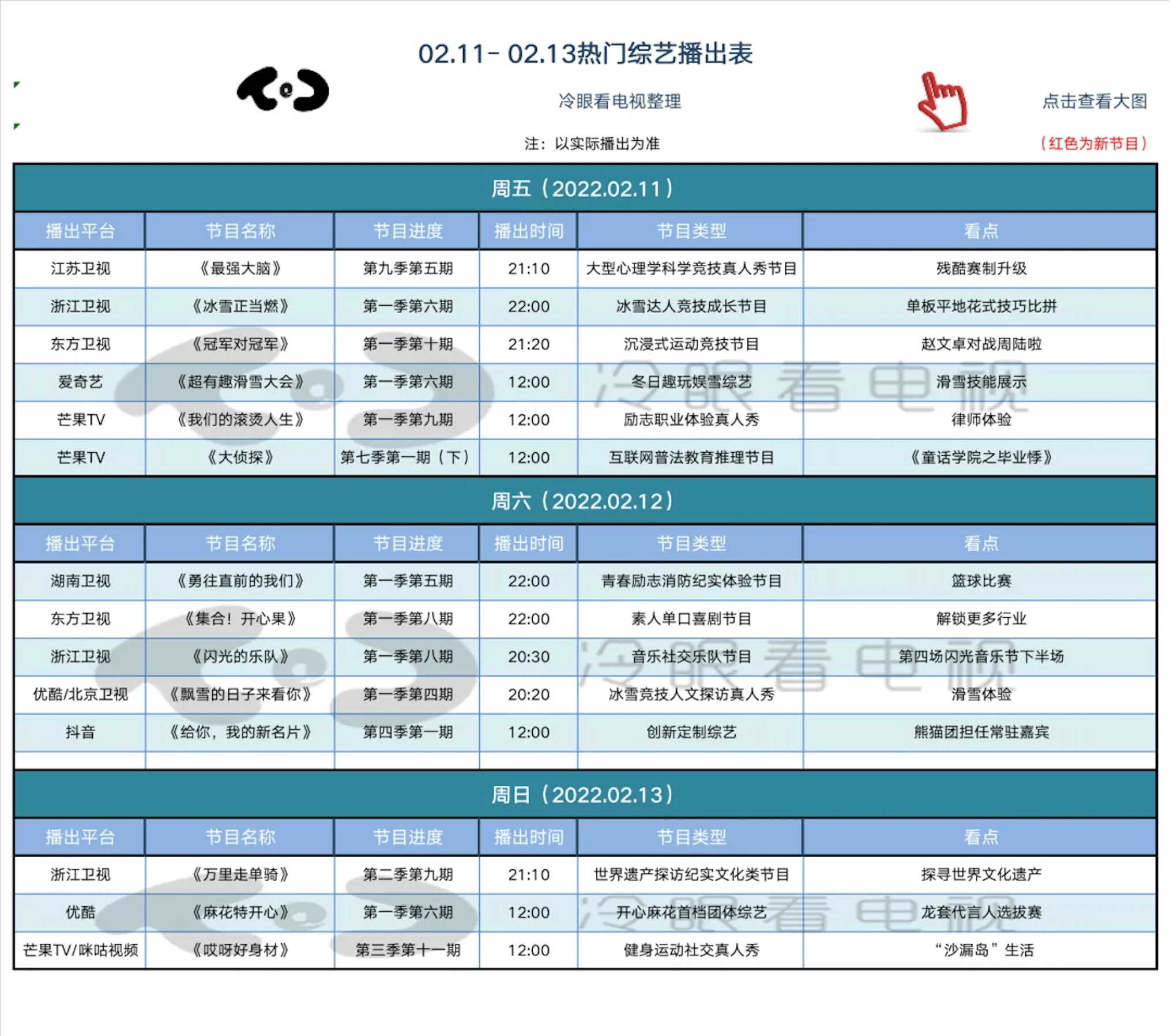 冰雪|周末综艺指南 |《我们的滚烫人生》律师体验；《大侦探7》新案件